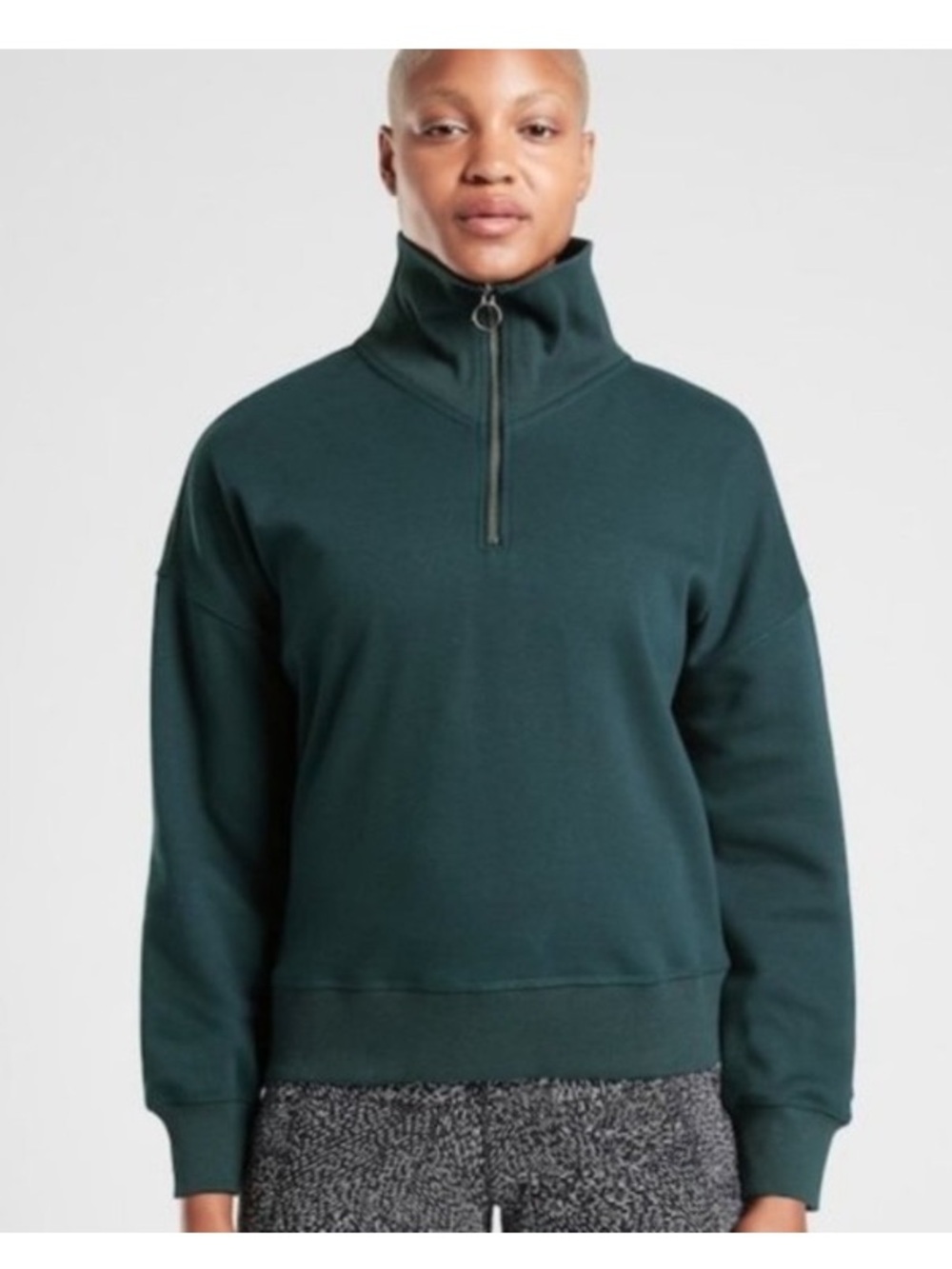 Athleta 1/4 Zip Pullover cozy karma small zip sweatshirt pullover